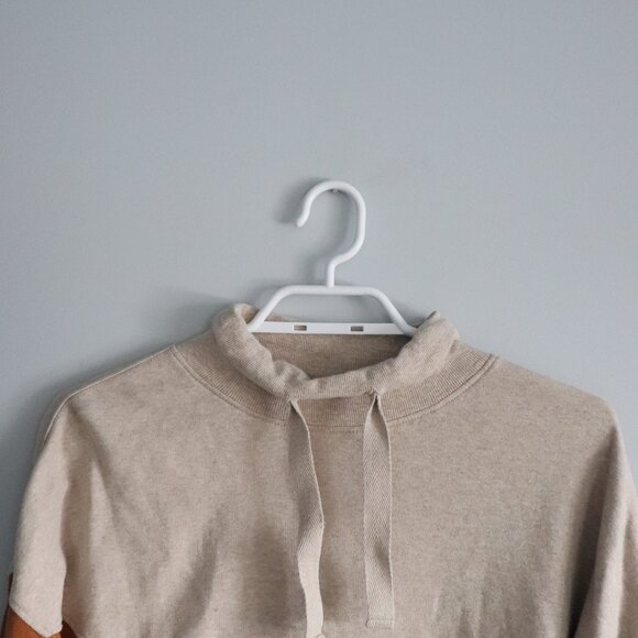 Pact Airplane Organic Cotton Medium Colorblock Mock Neck Pullover Sweater - Picture 5 of 12